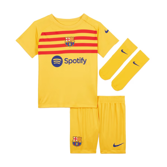 Barcelona Fourth Kit 2023-24 - Kids Custom Jersey