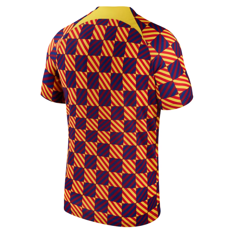 Barcelona Shirt 2023/24 Pre-Match Performance Top - Yellow