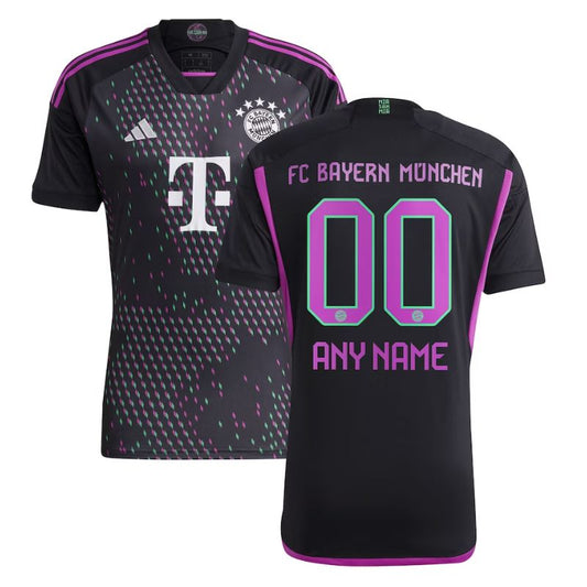 Bayern Munich 2023/24 Away Custom Jersey - Black.