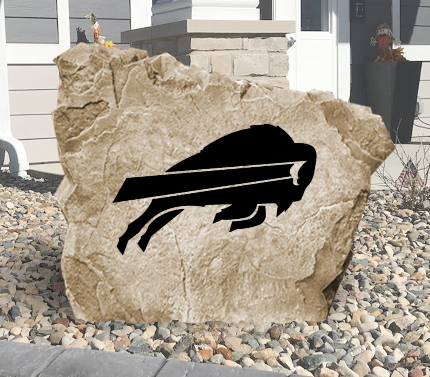 Buffalo Bills Design-A-Stone Landscape Art