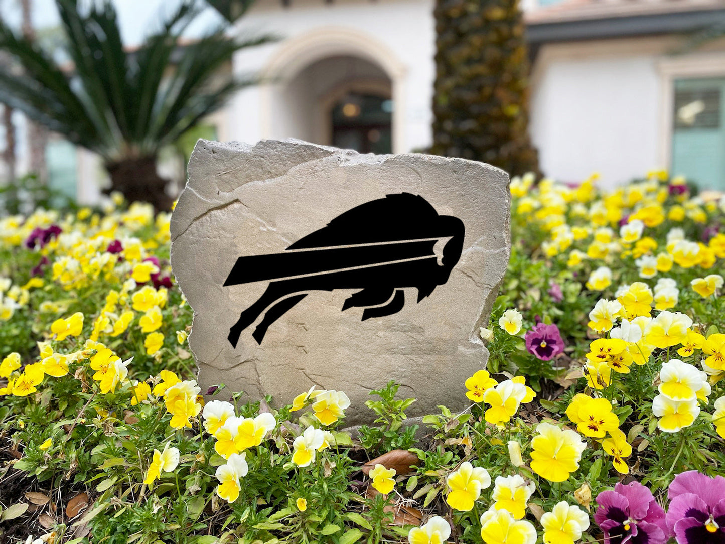 Buffalo Bills Design-A-Stone Landscape Art