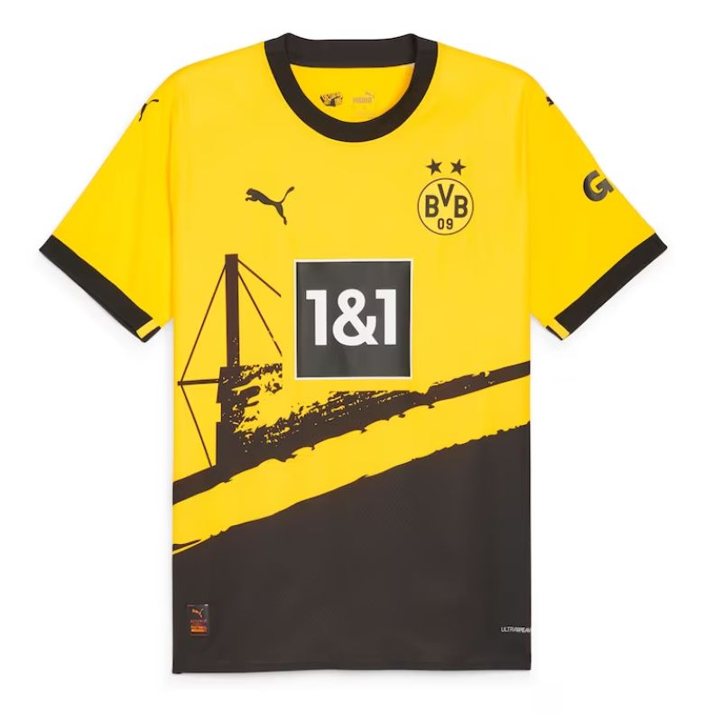 Borussia Dortmund 2023/24 Home Customized Jersey - Yellow