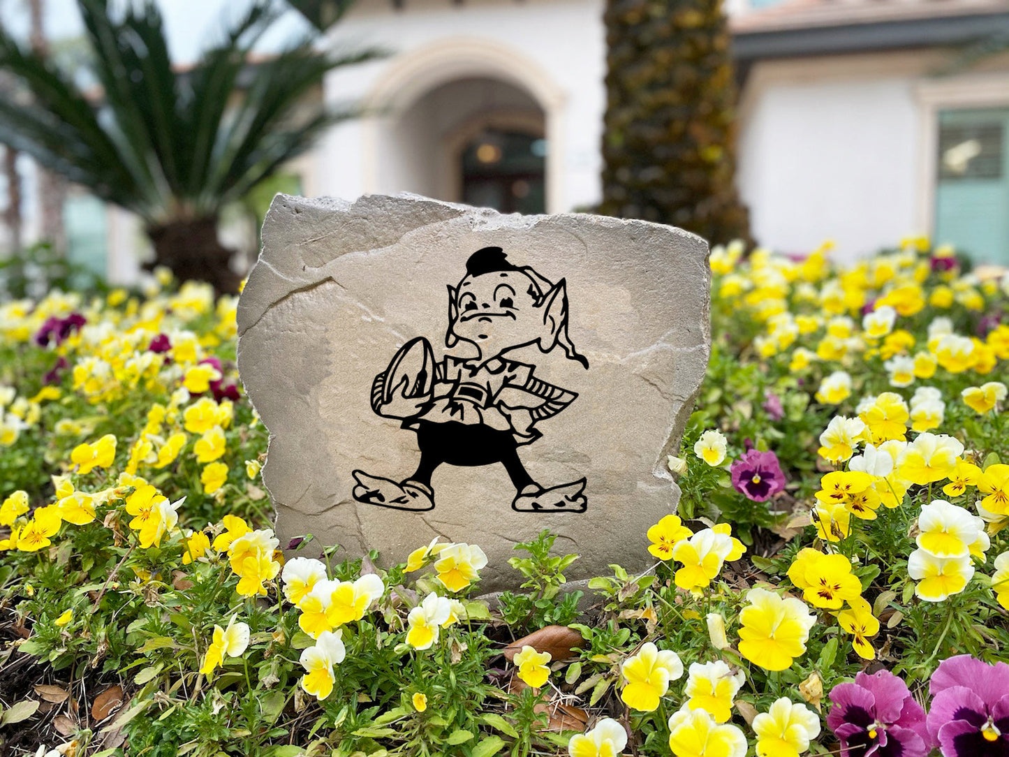 Cleveland Browns Design-A-Stone Landscape Art