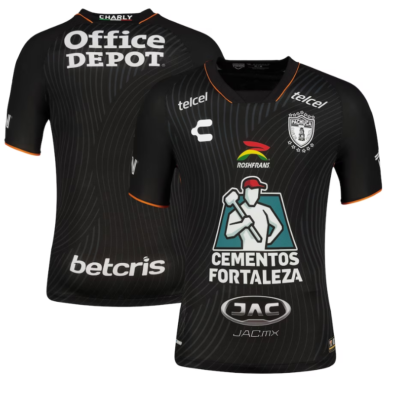 C.F. Pachuca Shirt 2023/24 Away Jersey - Black