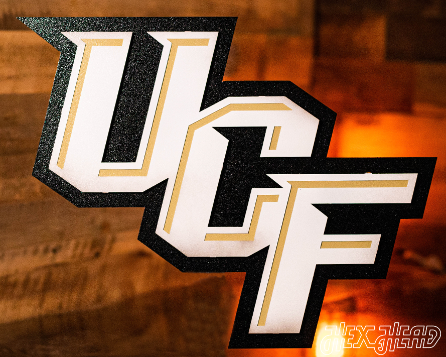 Central Florida  Knights "UCF" 3D Metal Wall Art