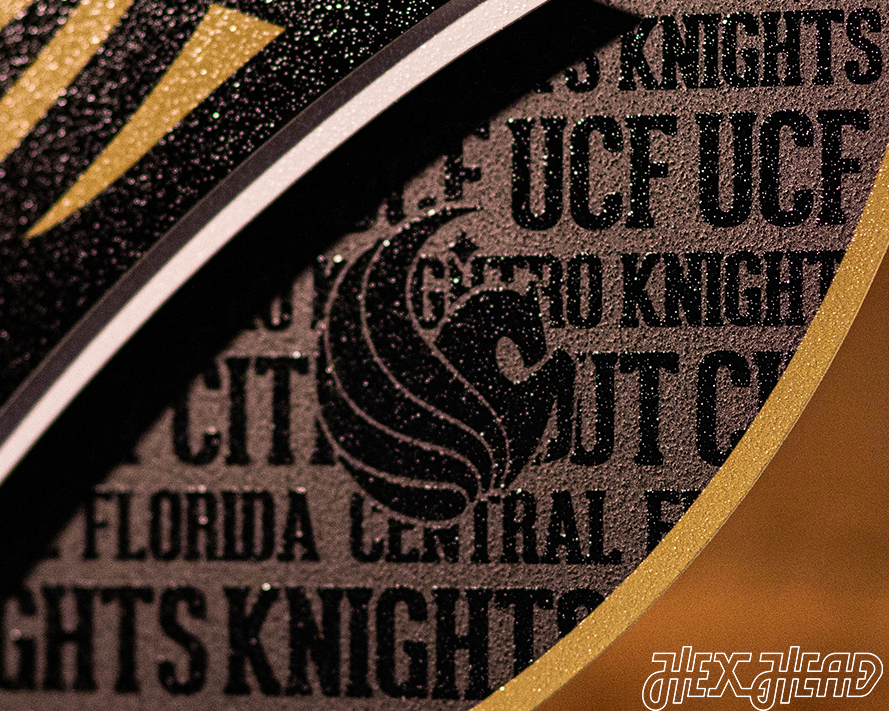 Central Florida  Knights "UCF" CRAFT SERIES 3D Metal Wall Art