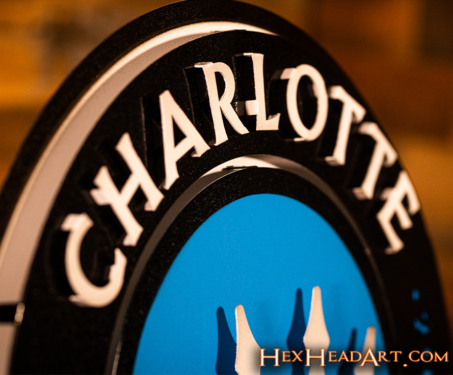 Charlotte FC 3D Vintage Metal Wall Art