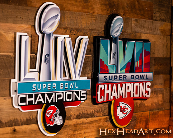 Kansas City Chiefs SUPER BOWL LIV CHAMPIONS! 3D Wall Art