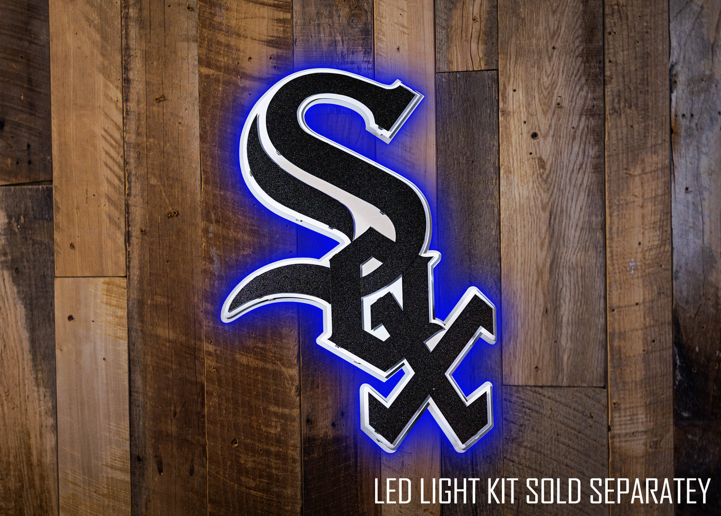 Chicago White Sox Logo 3D Metal Wall Art