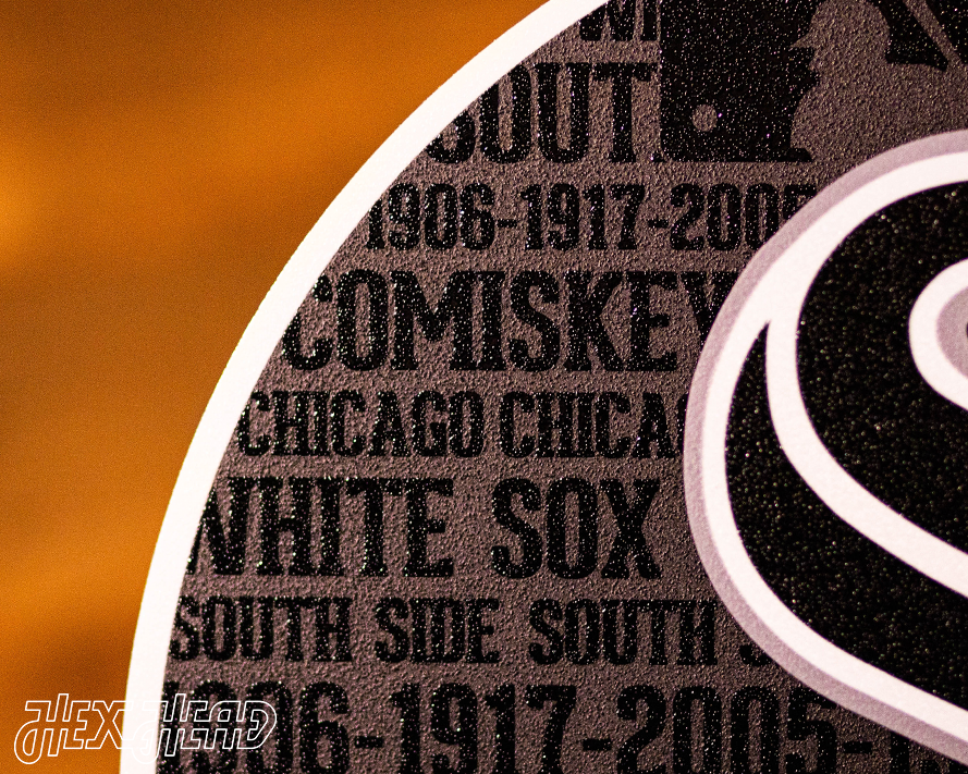 Chicago White Sox Chicago Logo CRAFT SERIES 3D Metal Wall Art