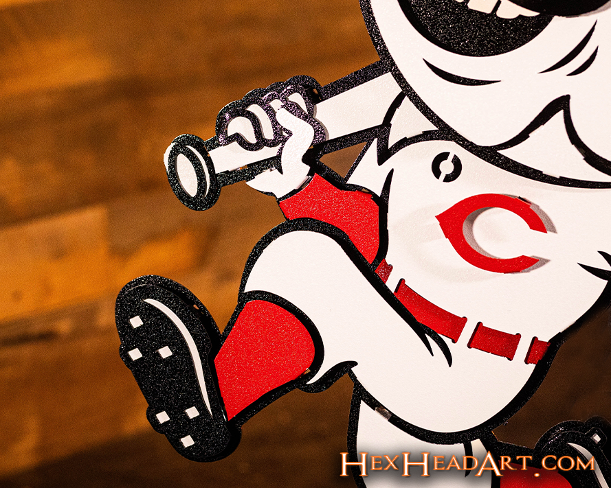 Cincinnati Reds Mr. Red 3D Metal Wall Art