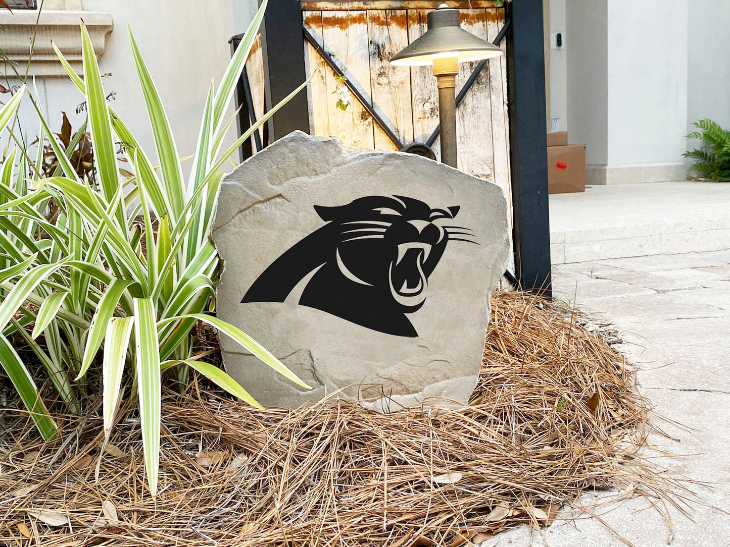 Carolina Panthers Design-A-Stone Landscape Art