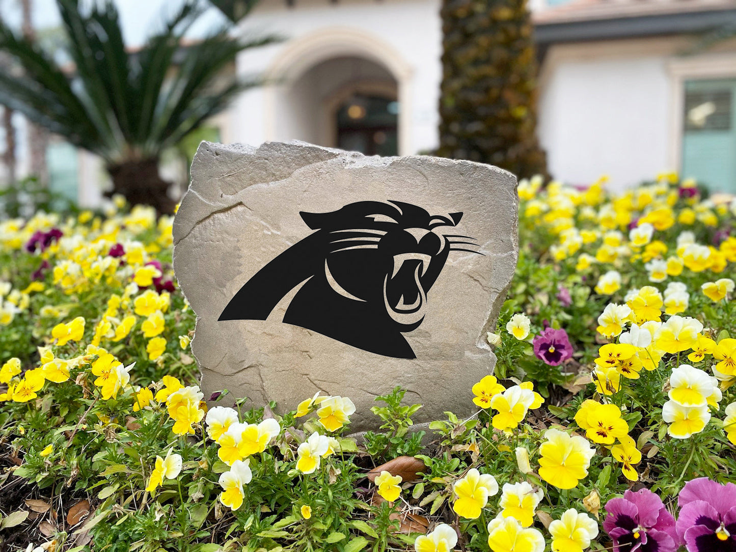 Carolina Panthers Design-A-Stone Landscape Art