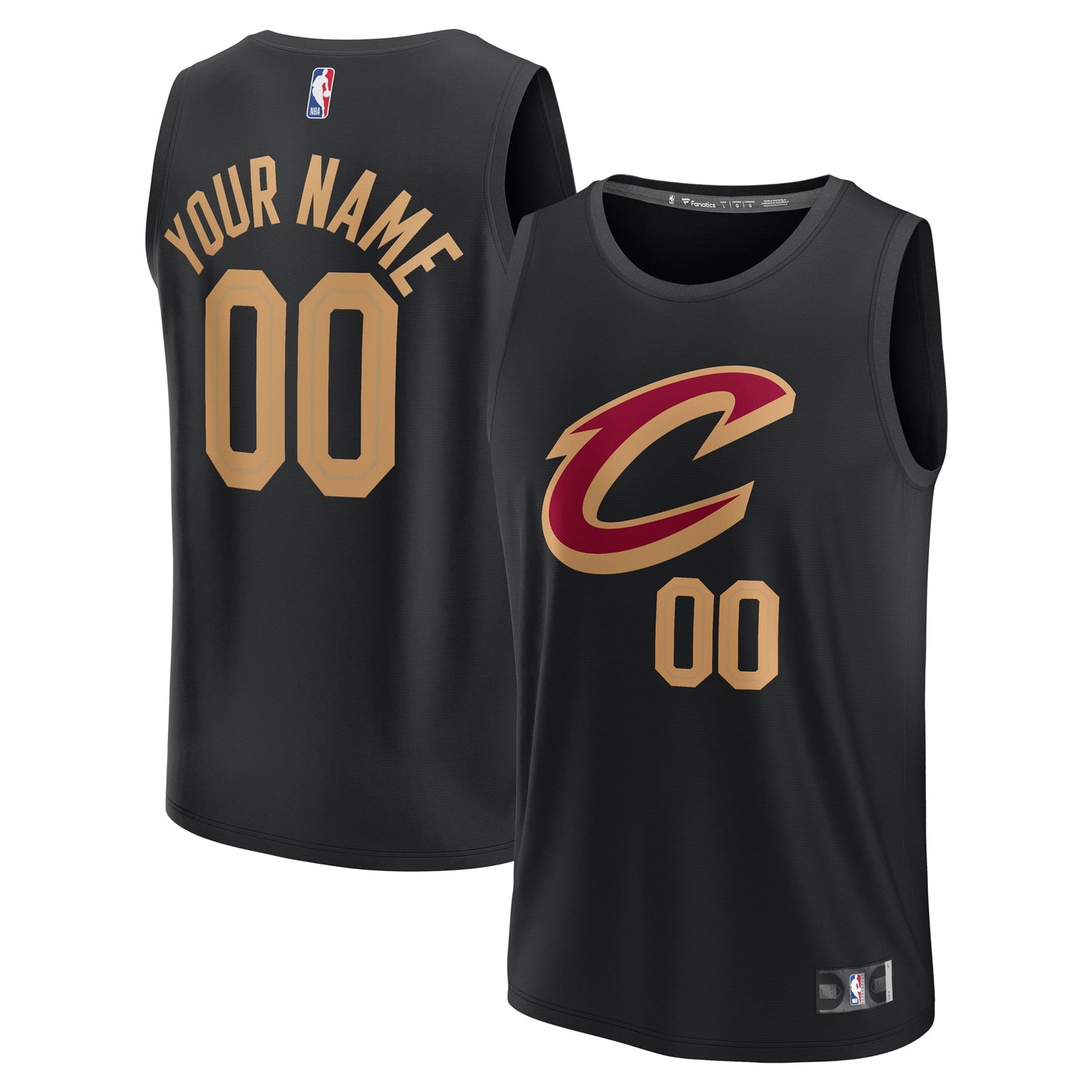 Cleveland Cavaliers Fanatics Fast Break Custom Jersey - Statement Edition - Black