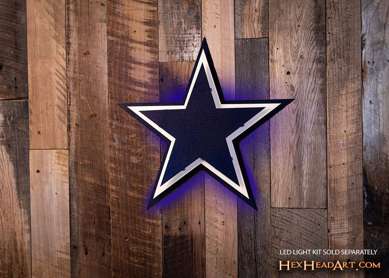 Dallas Cowboys "STAR" 3D Vintage Metal Wall Art