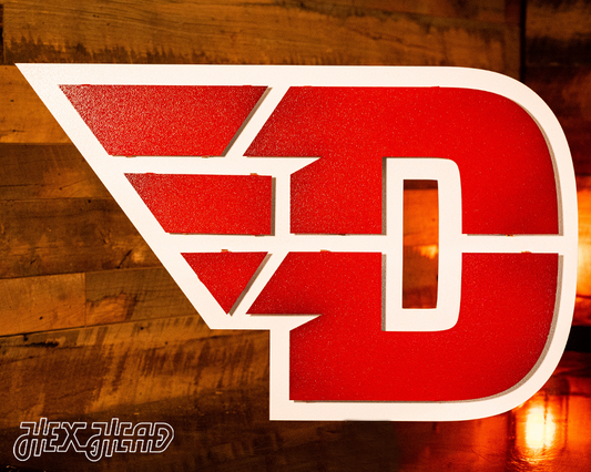 Dayton Flyers "Flying D" Metal Wall Art