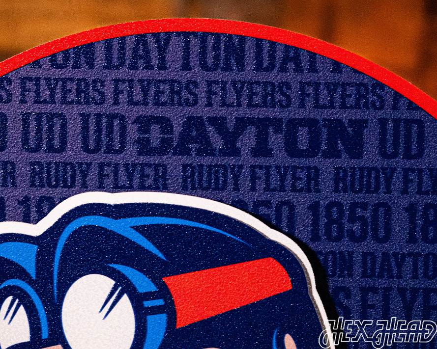 Dayton Flyers CRAFT SERIES 3D Embossed Metal Wall Art