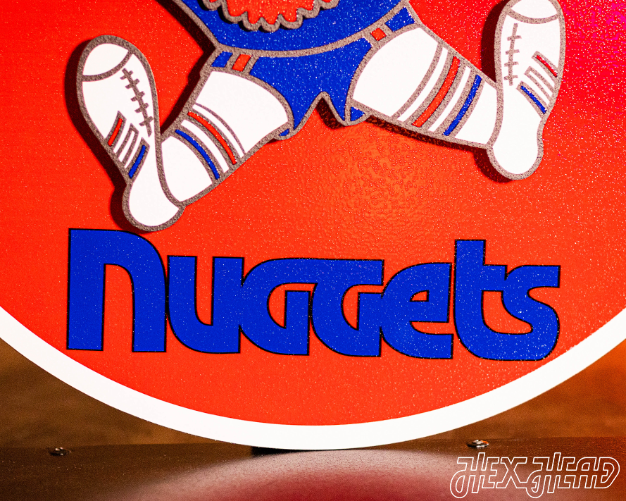 Denver Nuggets "1974" RETRO 3D Vintage Metal Wall Art