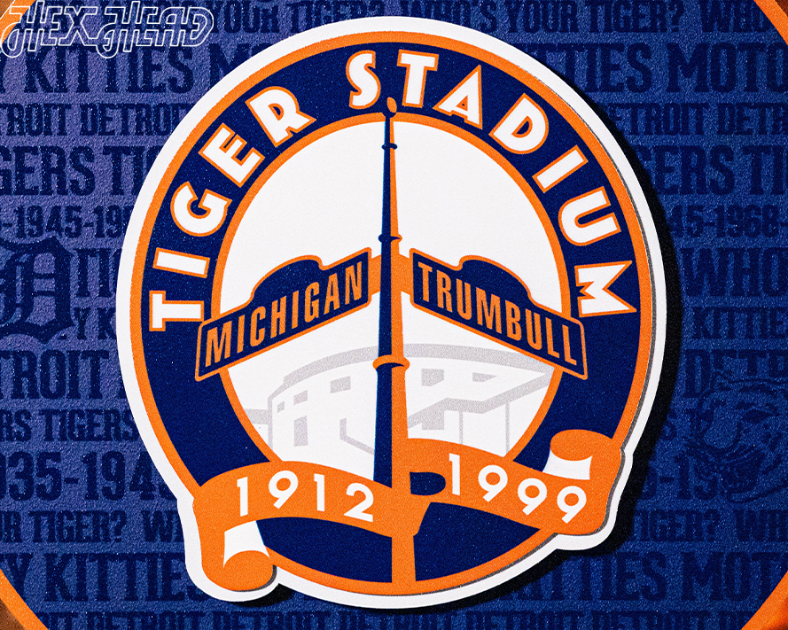 Detroit Tigers CRAFT SERIES 3D Embossed Metal Wall Art