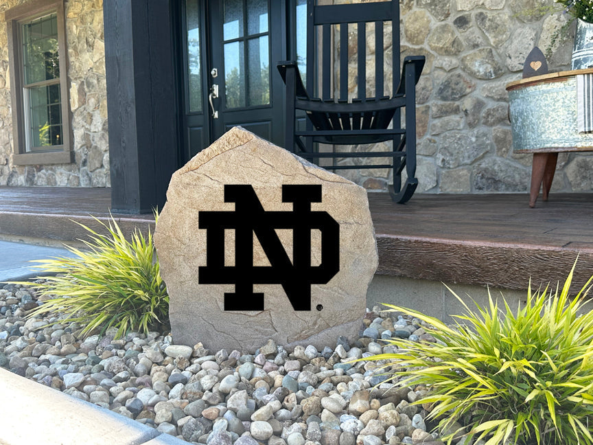 Notre Dame Fighting Irish Design-A-Stone Landscape Art