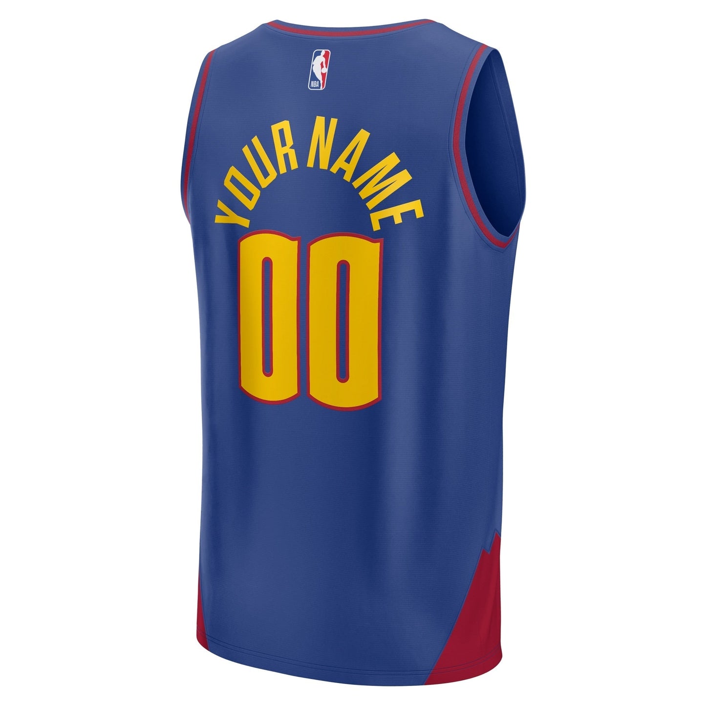 Denver Nuggets Fanatics 2022/23 Fast Break Custom Jersey - Blue - Statement Edition