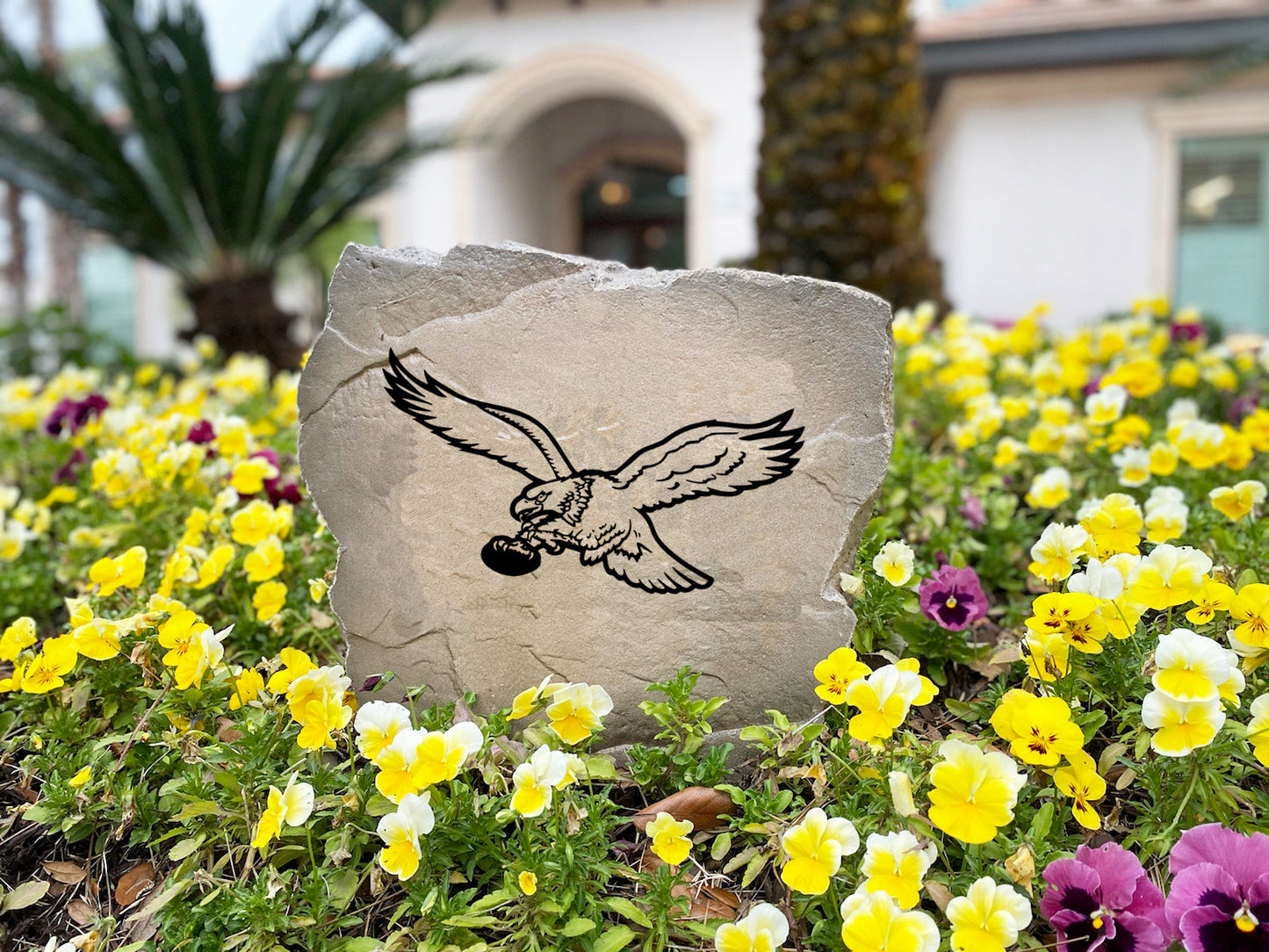 Philadelphia Eagles Design-A-Stone Landscape Art