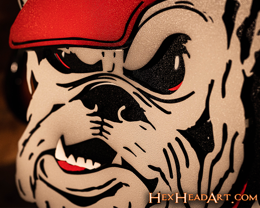 Georgia Bulldogs "Old School UGA" 3D Vintage Metal Wall Art