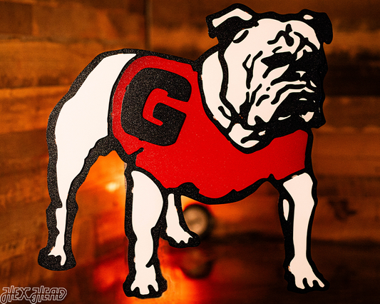 Retro 1964 Georgia Bulldogs UGA 3D Metal Wall Art