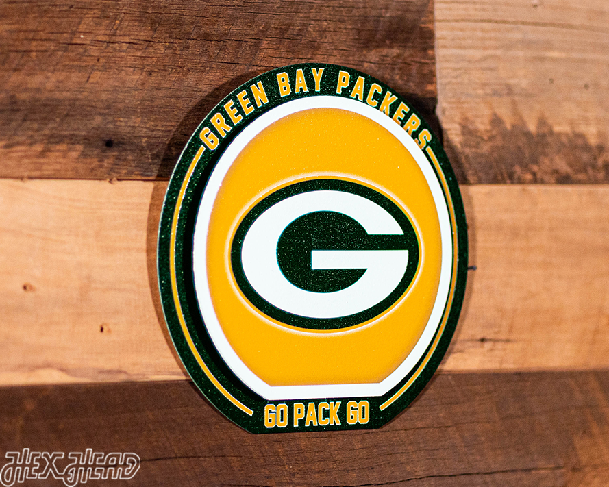 Green Bay Packers "Double Play" On the Shelf or on the Wall Art