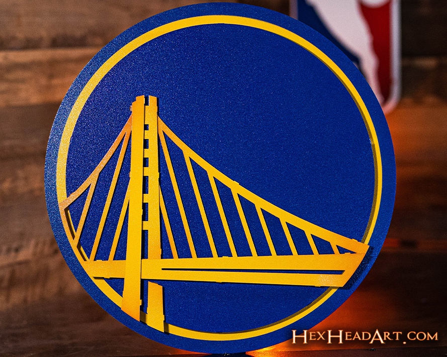 Golden State Warriors 3D Metal Wall Art