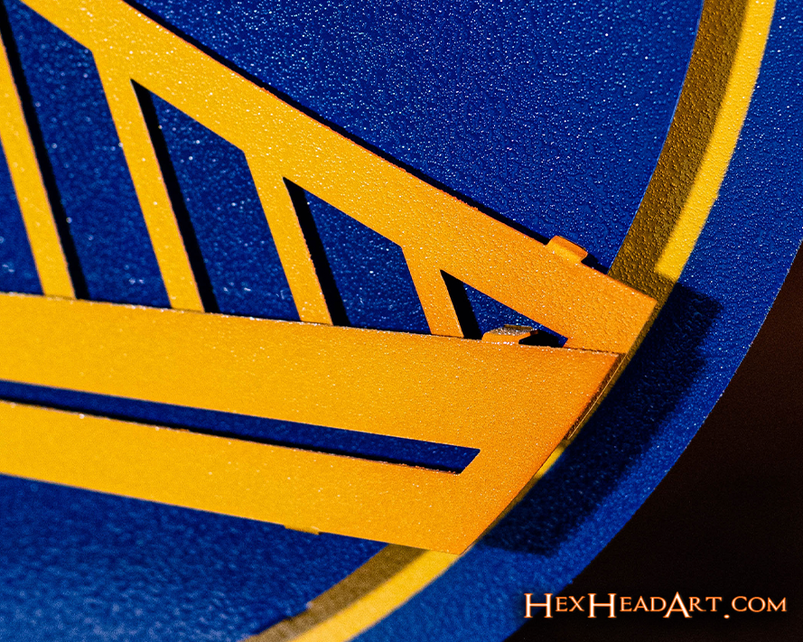 Golden State Warriors 3D Metal Wall Art