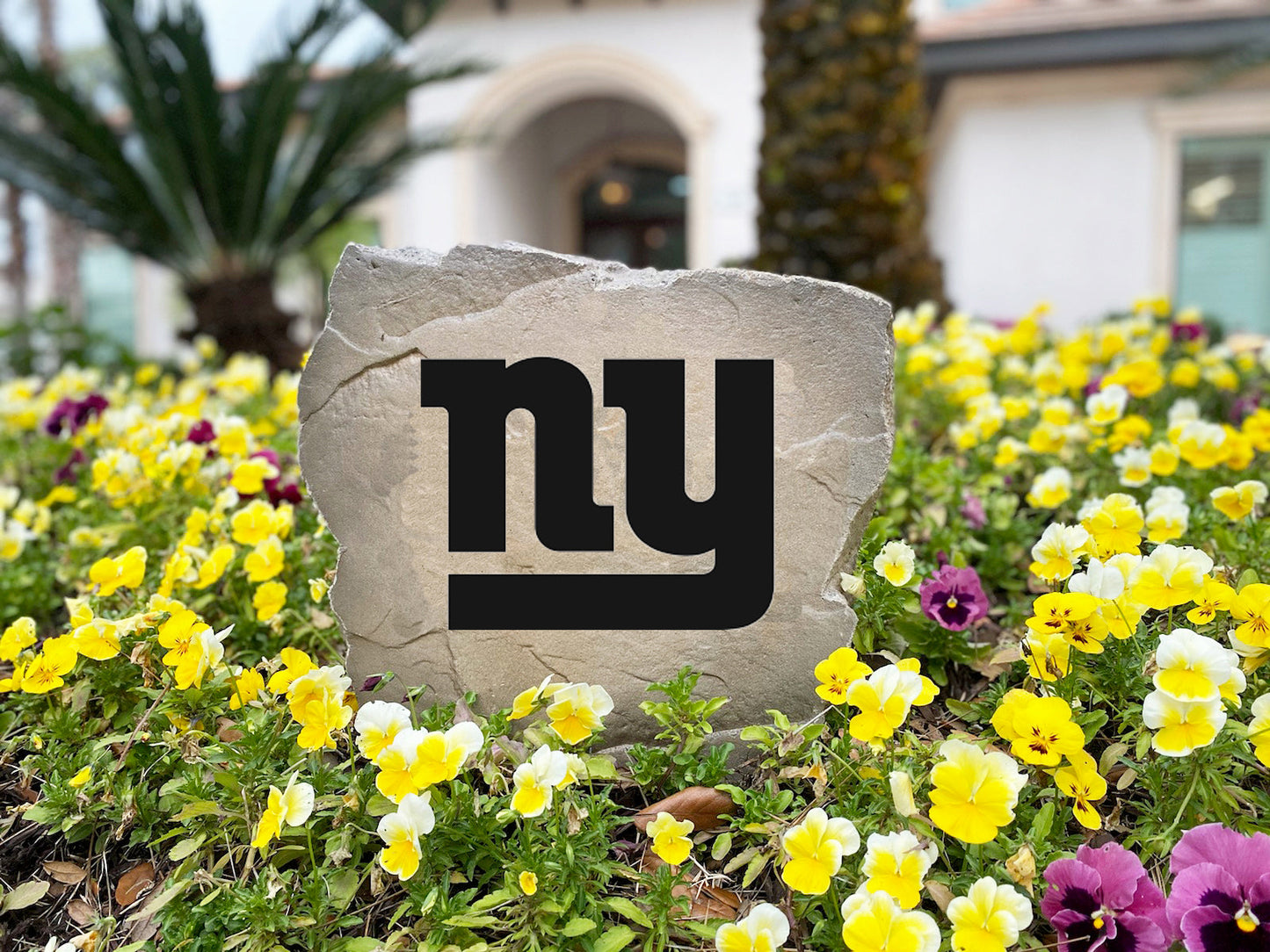 New York Giants Design-A-Stone Landscape Art