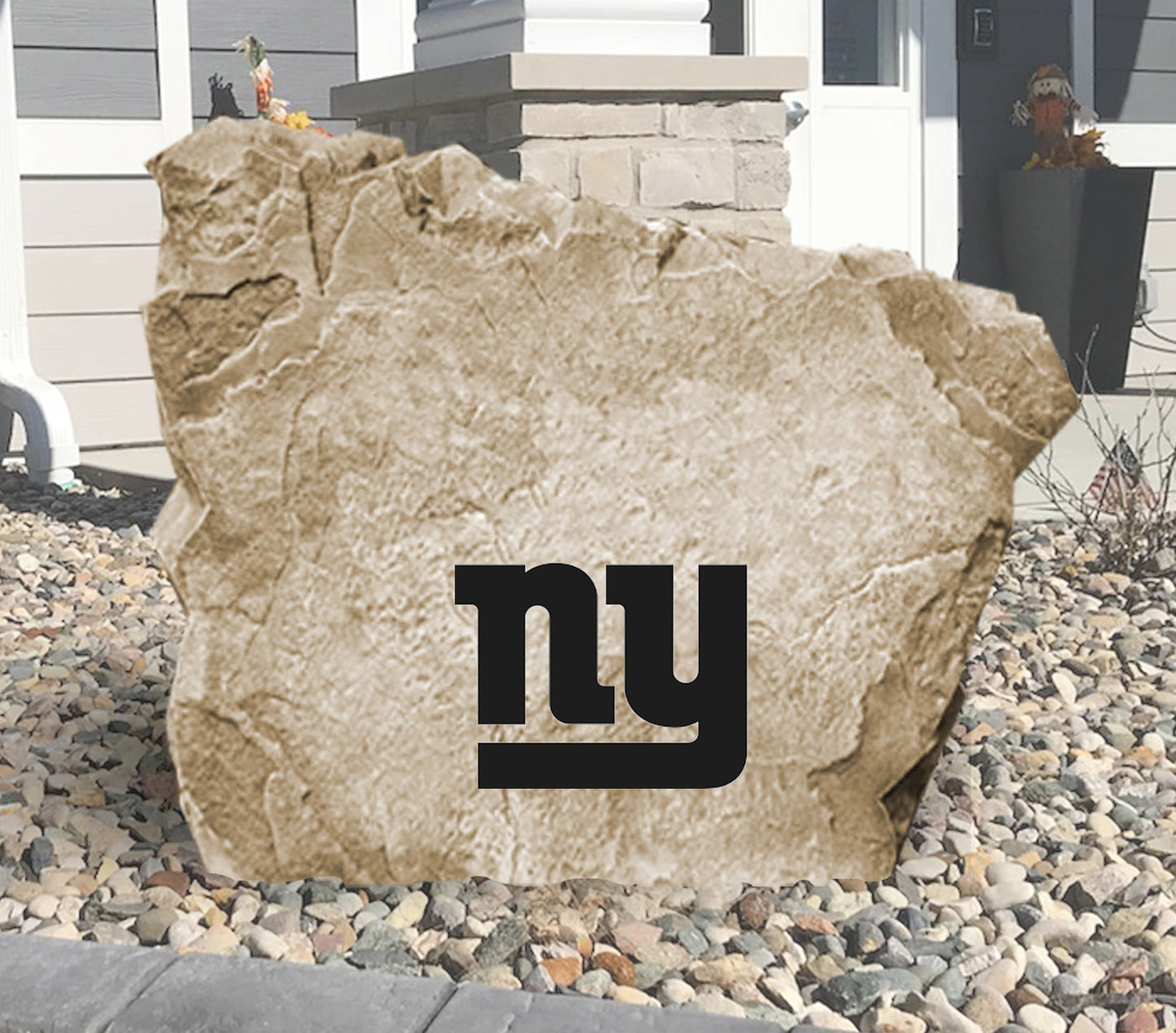 New York Giants Design-A-Stone Landscape Art Address Stone