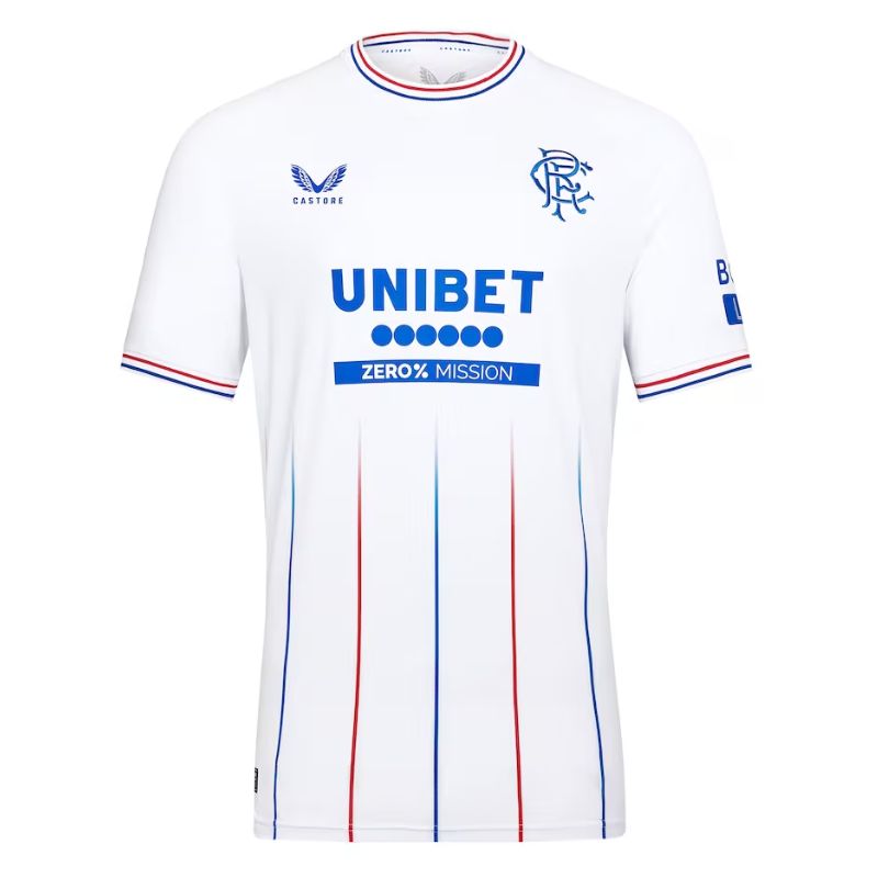 Glasgow Rangers Away Shirt 2023-24 Custom Jersey - White