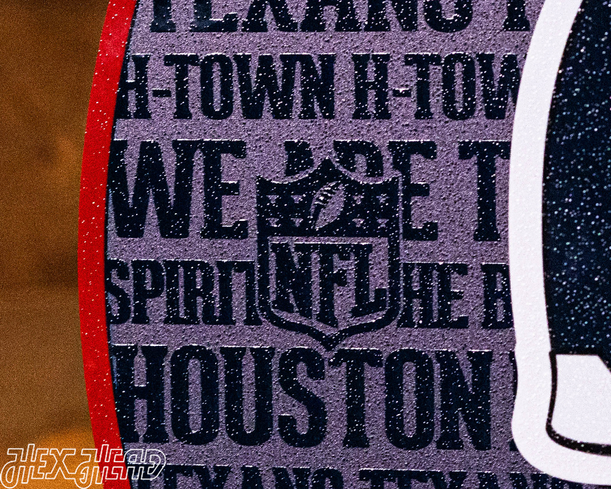 Houston Texans CRAFT SERIES 3D Embossed Metal Wall Art