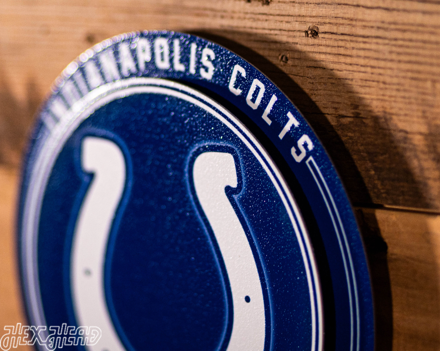 Indianapolis Colts "Double Play" On the Shelf or on the Wall Art