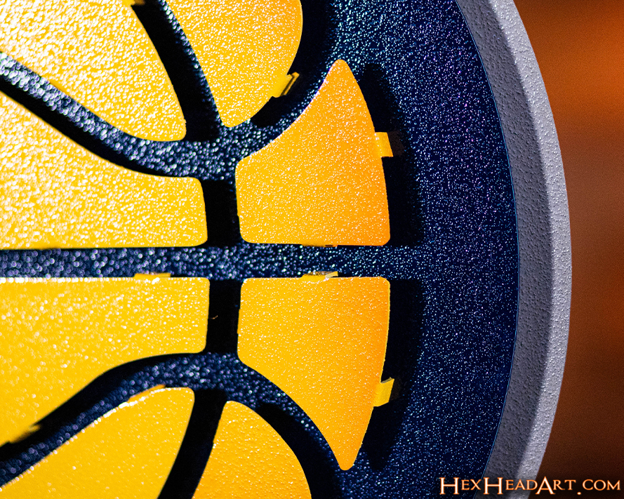 Indiana Pacers 3D Vintage Metal Wall Art