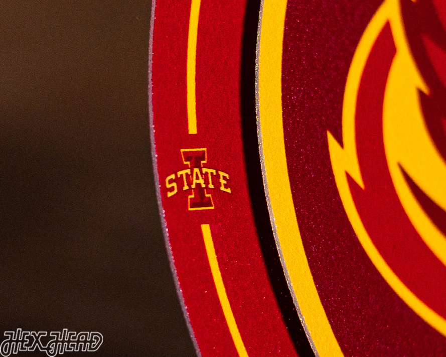 Iowa State Cyclones "Double Play" On the Shelf or on the Wall Art