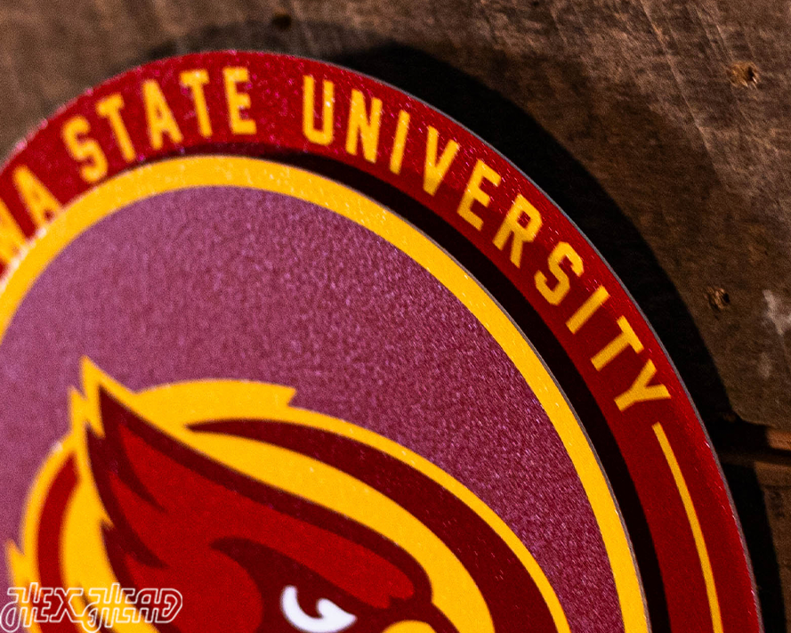 Iowa State Cyclones "Double Play" On the Shelf or on the Wall Art