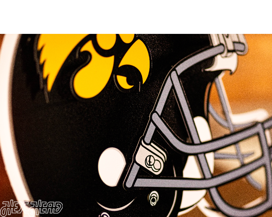 BLITZ COLLECTION - 8 LAYER Iowa Hawkeyes 3D Metal Wall Art