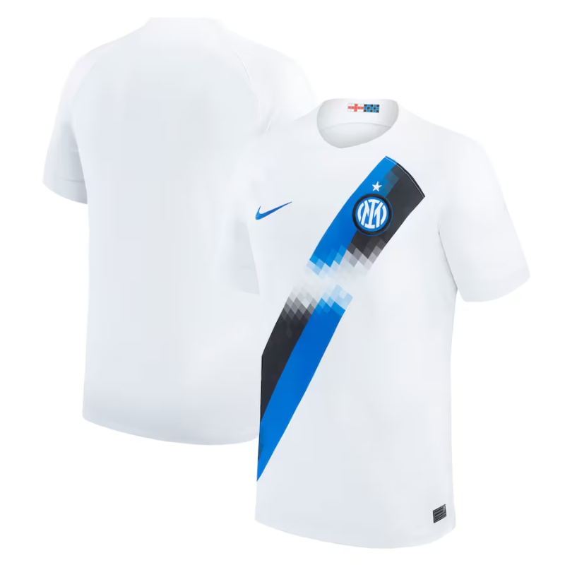 Inter Milan Nike 2023/24 Away Custom Jersey - White