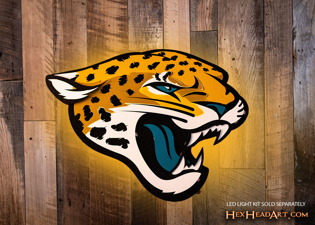 Jacksonville Jaguars 3D Vintage Metal Wall Art