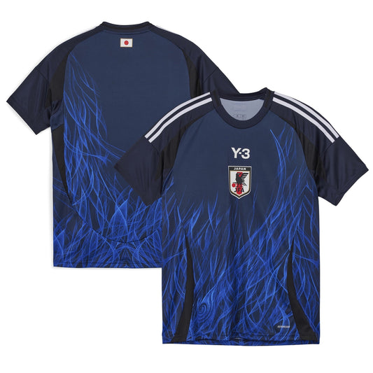 Japan National Team x Y-3 adidas 2024 Home Custom Jersey - Navy