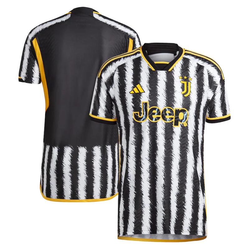 Juventus Team Home Shirt Custom Jersey 2023-24 - Black