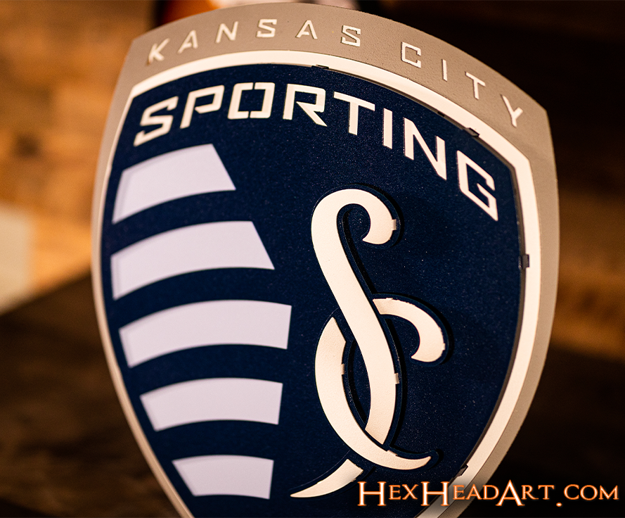 Sporting Kansas City 3D Vintage Metal Wall Art