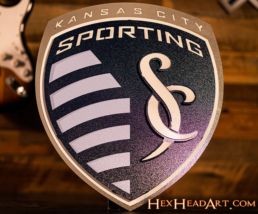 Sporting Kansas City 3D Vintage Metal Wall Art