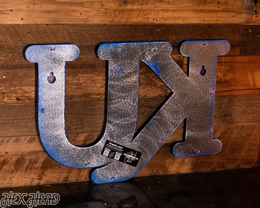 University of Kansas KU 3D Vintage Metal Wall Art