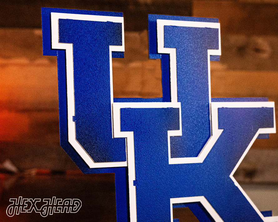 Kentucky Wildcats "UK" 5 layer 3D Metal Wall Art