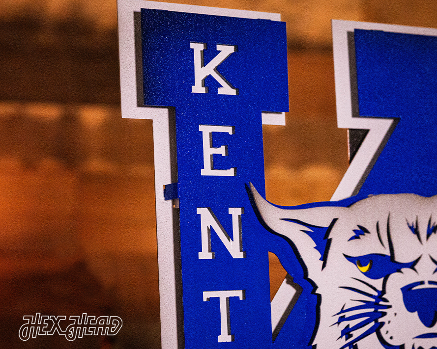 Kentucky Wildcats OUT of the VAULT, Vintage 70's Power K 3D Metal Wall Art