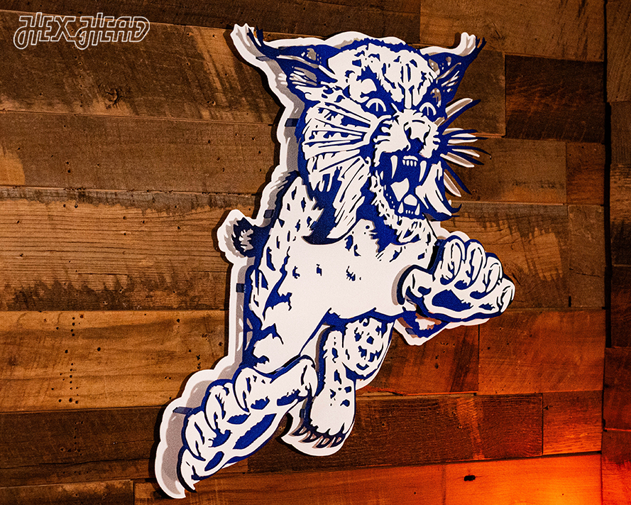 Kentucky Wildcats "1973" 3D Vintage Metal Wall Art